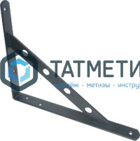 Кронштейн усиленный 300 х 225 мм, полимер. покр. | «ТАТМЕТИЗ» Кронштейн усиленный 300 х 225 мм, полимер. покр. - магазин крепежа «ТАТМЕТИЗ»