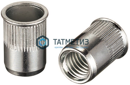 Заклепка резьбовая плоский уменьшенный фланец М 5 ( 500 шт/уп) КL | «ТАТМЕТИЗ» Заклепка резьбовая плоский уменьшенный фланец М 5 ( 500 шт/уп) КL - магазин крепежа «ТАТМЕТИЗ»