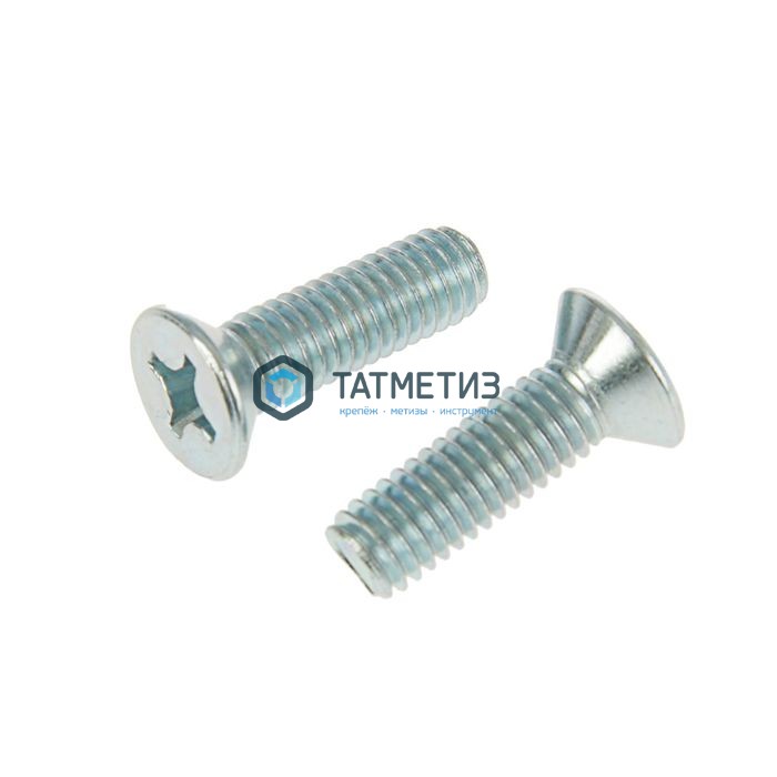 Винт потай DIN 965 оц 6х 50  ( 100 шт/уп) МС -  магазин крепежа «ТАТМЕТИЗ»