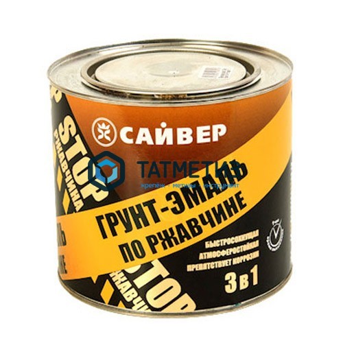 Грунт-эмаль по ржавчине ХВ 3 в 1 Сайвер СЕРАЯ 20 кг Грунт-эмаль по ржавчине ХВ 3 в 1 Сайвер СЕРАЯ 20 кг