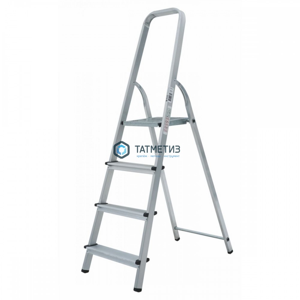 Стремянка 4 ступени, алюминиевая, шир. ступени  80 мм NV -  магазин «ТАТМЕТИЗ»