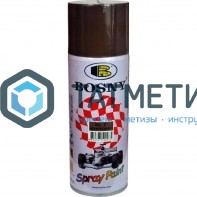 Краска аэроз. BOSNY 520 мл. №007  КОРИЧНЕВАЯ -  магазин крепежа «ТАТМЕТИЗ»