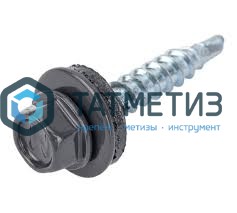 Саморез окраш.кров. 4,8х29 /7024/ (250 шт/уп) -  магазин «ТАТМЕТИЗ»