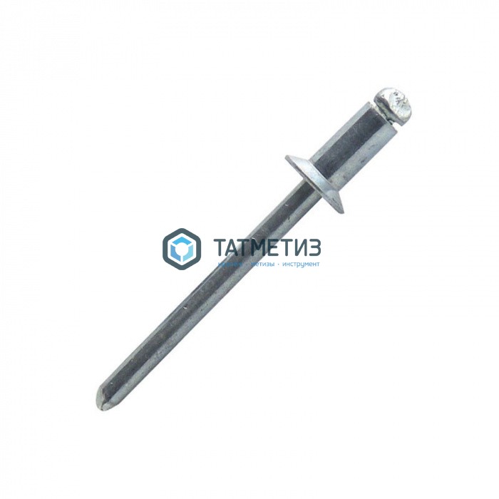 Заклепки потайные вытяжные алюм/сталь 3,2х16 | «ТАТМЕТИЗ» Заклепки потайные вытяжные алюм/сталь 3,2х16 - магазин «ТАТМЕТИЗ»