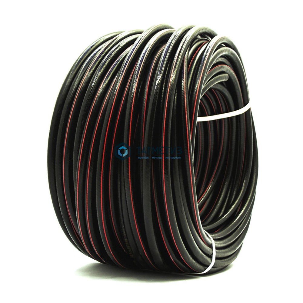 Рукав пропан/ацетилен кл.I 6,3х2,0 (черный, красная полоса, 50м) Рукав пропан/ацетилен кл.I 6,3х2,0 (черный, красная полоса, 50м)