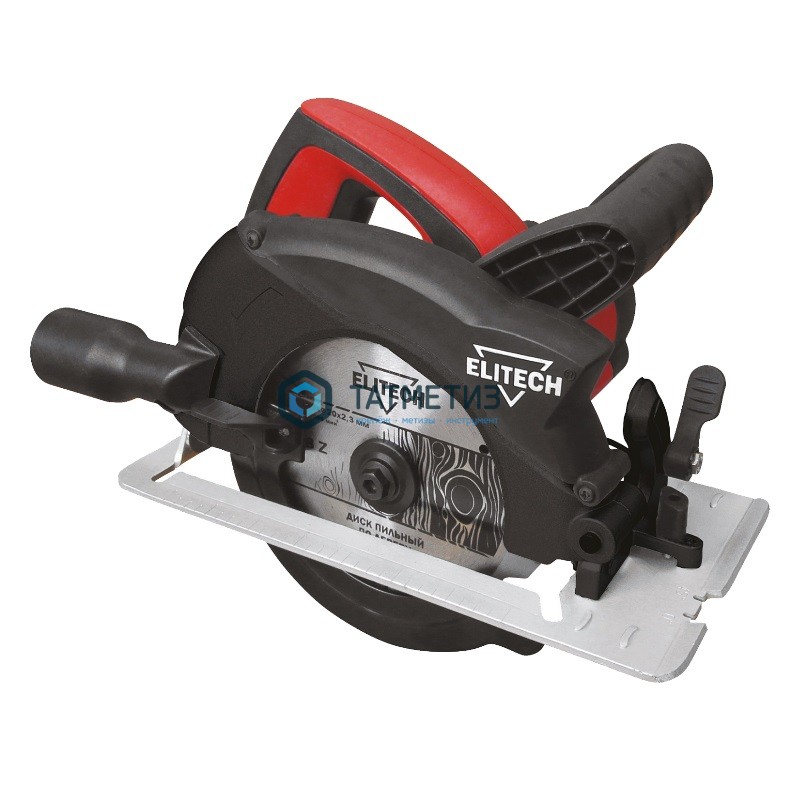 Пила дисковая 160 мм, гл.пр.53 мм, 1300 Вт, 4500об/мин, ELITECH ПД 1355П -  магазин «ТАТМЕТИЗ»