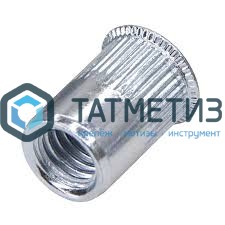 Заклепка резьбовая плоский уменьшенный фланец М 4 L=11 (0,5-2,0) мм  NX -  магазин крепежа «ТАТМЕТИЗ»