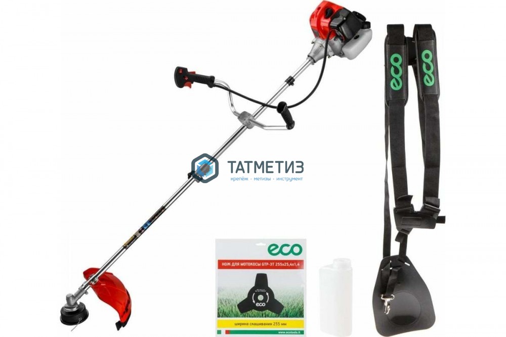 Триммер (мотокоса) ECO GTP-215S Power 9000-10000об/мин, бензиновый, разборная штанга -  магазин «ТАТМЕТИЗ»