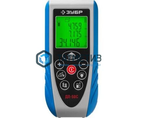 Дальномер лазерный "ДЛ-50 C", точность 1.5мм, дальность 50м, класс защиты IP54, ЗУБР Эксперт 34933 Дальномер лазерный "ДЛ-50 C", точность 1.5мм, дальность 50м, класс защиты IP54, ЗУБР Эксперт 34933