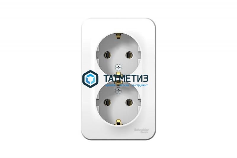 Розетка 2-м ОП BLANCA 16А 250В с заземл. бел., без шторок Розетка 2-м ОП BLANCA 16А 250В с заземл. бел., без шторок