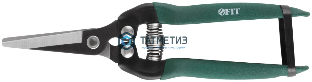 Секатор, 180 мм, цветочный, ПВХ накладки на ручки, FIT -  магазин «ТАТМЕТИЗ»