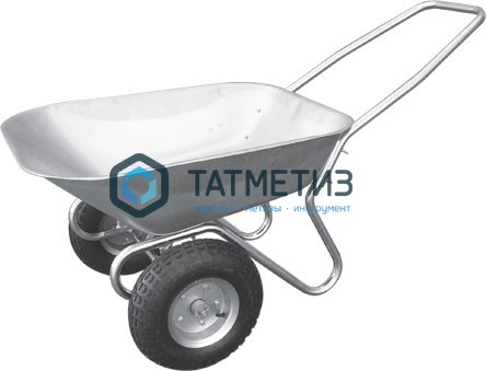 Тачка садовая двухколесная, 110 кг, объем 65л, FIT | «ТАТМЕТИЗ» Тачка садовая двухколесная, 110 кг, объем 65л, FIT - магазин «ТАТМЕТИЗ»