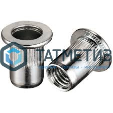 Заклепка резьбовая цилиндрический борт М 8  L=18 (1,0-3,0) мм  NX -  магазин крепежа «ТАТМЕТИЗ»