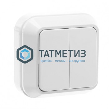 Выключатель 2-кл. ОП 10А IP20 бел. MAKEL 45103 | «ТАТМЕТИЗ» Выключатель 2-кл. ОП 10А IP20 бел. MAKEL 45103 - магазин крепежа «ТАТМЕТИЗ»