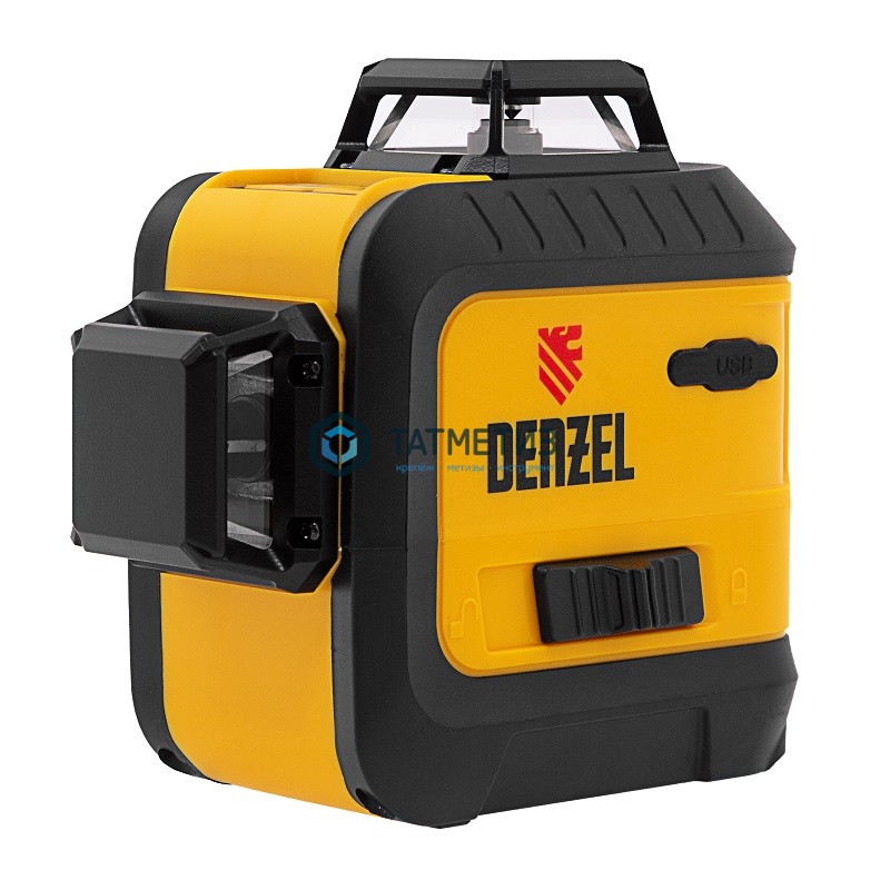 Уровень лазерный 300 мм, мультипризм, LXI 360-3, 520 нм, 2800 mAh, 1/4 // Denzel | «ТАТМЕТИЗ» Уровень лазерный 300 мм, мультипризм, LXI 360-3, 520 нм, 2800 mAh, 1/4 // Denzel - магазин крепежа «ТАТМЕТИЗ»