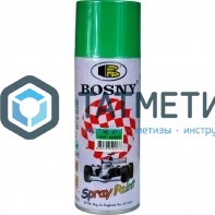 Краска аэроз. BOSNY 520 мл. №027  ЗЕЛЕНЫЙ ЛИСТ -  магазин крепежа «ТАТМЕТИЗ»
