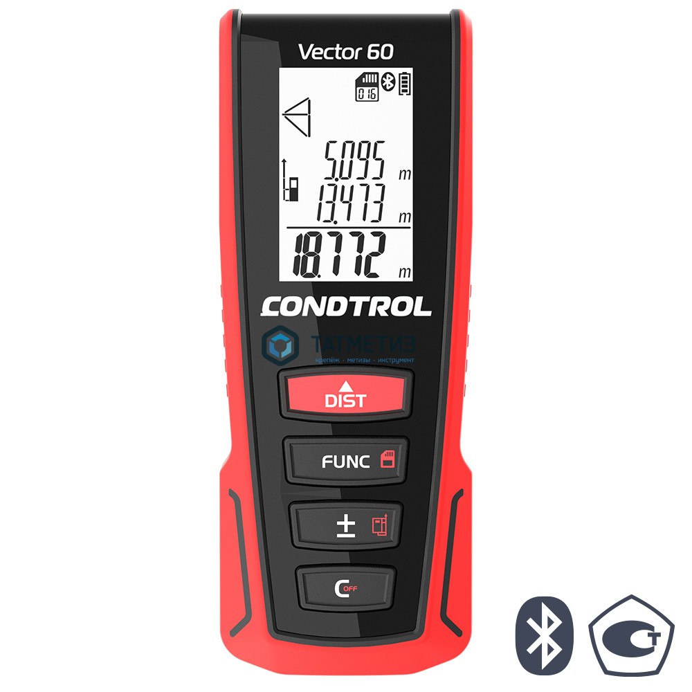 Дальномер лазерный CONDTROL Vector 60 -  магазин крепежа «ТАТМЕТИЗ»
