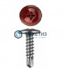 Саморез п/ш сверло 4,2x19 RAL 3005 | «ТАТМЕТИЗ» Саморез п/ш сверло 4,2x19 RAL 3005 - магазин «ТАТМЕТИЗ»