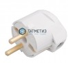 Эл.вилка угловая с/з В16-003  16 А, бел. -  магазин «ТАТМЕТИЗ»