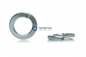 Шайба гроверная DIN 127, оц М14  (уп 25 кг / 4150 шт) -  магазин крепежа «ТАТМЕТИЗ»