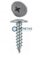 Саморез п/ш остр. 4,2x19 RAL 7004 (1000 шт/уп) | «ТАТМЕТИЗ» Саморез п/ш остр. 4,2x19 RAL 7004 (1000 шт/уп) - магазин крепежа «ТАТМЕТИЗ»