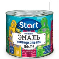 Эмаль ПФ-115  БЕЛАЯ  глянцевая 1,8 кг-. /6 СТАРТ -  магазин крепежа «ТАТМЕТИЗ»
