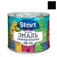 Эмаль ПФ-115  ЧЕРНАЯ  1,9 кг-. /6 СТАРТ -  магазин крепежа «ТАТМЕТИЗ»