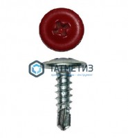 Саморез п/ш сверло 4,2x16 RAL 3003 | «ТАТМЕТИЗ» Саморез п/ш сверло 4,2x16 RAL 3003 - магазин крепежа «ТАТМЕТИЗ»