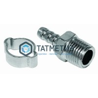 Переходник 1/4" П-елочка 6мм+кольцо 6х11мм, ELITECH (0704.023200) -  магазин крепежа «ТАТМЕТИЗ»