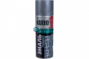 Краска аэроз. KUDO 520 мл. №1018  СЕРАЯ  RAL 7040 -  магазин крепежа «ТАТМЕТИЗ»