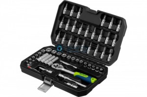 Набор инструментов, 1/2", 1/4", пластиковый кейс 89 предметов// Сибртех -  магазин крепежа «ТАТМЕТИЗ»
