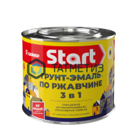 Грунт-эмаль по ржавчине ХВ 3 в 1 СТАРТ  БЕЛАЯ  1,8 кг-./6 -  магазин крепежа «ТАТМЕТИЗ»