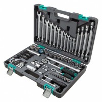 Набор инструментов, 1/2", 1/4", пластиковый кейс 88 предм. CrV // Stels -  магазин крепежа «ТАТМЕТИЗ»