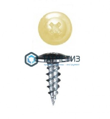 Саморез п/ш остр. 4,2x16 RAL 1014 (1000 шт/уп) | «ТАТМЕТИЗ» Саморез п/ш остр. 4,2x16 RAL 1014 (1000 шт/уп) - магазин крепежа «ТАТМЕТИЗ»