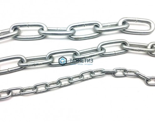 Цепь DIN 763 дл.зв. оц. 8  (20 м/бух) -  магазин крепежа «ТАТМЕТИЗ»