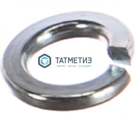 Шайба гроверная DIN 127, оц М27 (уп 25 кг/ 835 шт) ММЗ | «ТАТМЕТИЗ» Шайба гроверная DIN 127, оц М27 (уп 25 кг/ 835 шт) ММЗ - магазин крепежа «ТАТМЕТИЗ»