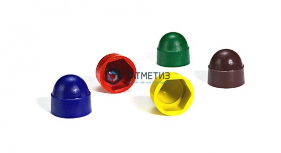 Колпачок для болтов и гаек М10/ S17, СЕРЫЙ -  магазин крепежа «ТАТМЕТИЗ»