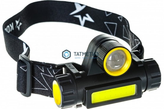 Фонарь налобный аккум. КОСМОС с зумом 3W, 180 Лм, 4ч, 3 режима, литий 1,2Ah | «ТАТМЕТИЗ» Фонарь налобный аккум. КОСМОС с зумом 3W, 180 Лм, 4ч, 3 режима, литий 1,2Ah - магазин крепежа «ТАТМЕТИЗ»