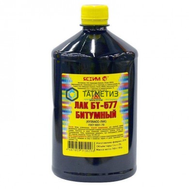 Лак битумный БТ-577 1л -  магазин крепежа «ТАТМЕТИЗ»