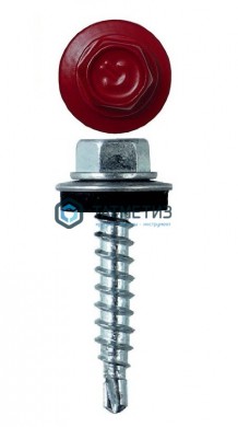 Саморез окраш.кров. 4,8х29 /3005/  (250 шт/уп) ТК -  магазин крепежа «ТАТМЕТИЗ»