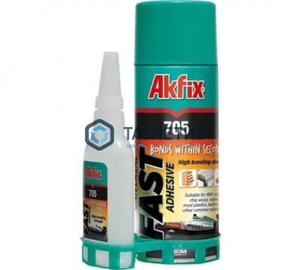 Набор для склеивания (В25 гр + 100мл) Akfix (24) | «ТАТМЕТИЗ» Набор для склеивания (В25 гр + 100мл) Akfix (24) - магазин крепежа «ТАТМЕТИЗ»