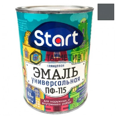 Эмаль ПФ-115 СЕРАЯ 0,8 кг-. /14 СТАРТ | «ТАТМЕТИЗ» Эмаль ПФ-115 СЕРАЯ 0,8 кг-. /14 СТАРТ - магазин крепежа «ТАТМЕТИЗ»