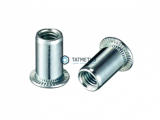 Заклепка резьбовая цилиндрический борт М 6  ( 500 шт/уп)  КК -  магазин крепежа «ТАТМЕТИЗ»