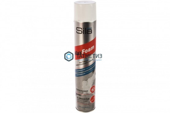 Пена монтажная SILA HOME MAX FOAM 750 мл всесезонная /12 -  магазин крепежа «ТАТМЕТИЗ»
