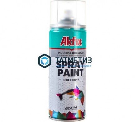Краска аэроз. ПРОЗРАЧНАЯ  глянц. 400Ml Gw.300Gr (6)" Akfix -  магазин крепежа «ТАТМЕТИЗ»
