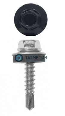 Саморез окраш.кров. 5,5х19 /7024/  (250 шт/уп)  D -  магазин крепежа «ТАТМЕТИЗ»