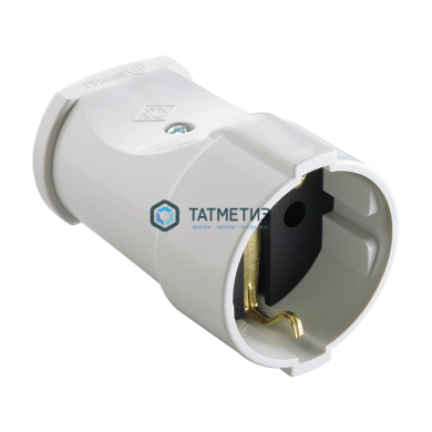 Штепсель с/з бел. MAKEL | «ТАТМЕТИЗ» Штепсель с/з бел. MAKEL - магазин крепежа «ТАТМЕТИЗ»