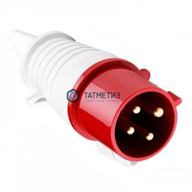 Эл.вилка кабельная 380В, 32А 3P+PE IP44 ССИ-024 ИЭК PSR02-032-4 -  магазин крепежа «ТАТМЕТИЗ»