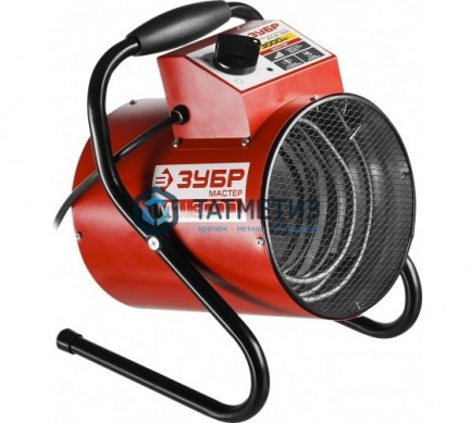 Пушка тепловая КОМПАКТ, ЗУБР ЗТП-М1-3000, круглая, электрическая, гладкий нерж ТЭН, двойные стенки ( | «ТАТМЕТИЗ» Пушка тепловая КОМПАКТ, ЗУБР ЗТП-М1-3000, круглая, электрическая, гладкий нерж ТЭН, двойные стенки ( - магазин крепежа «ТАТМЕТИЗ»