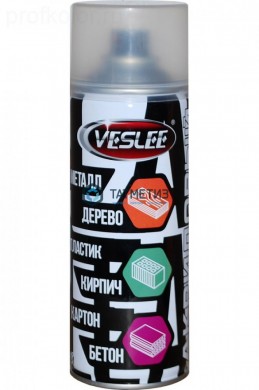 Краска аэроз. VESLEE ЛАК глянцевый 520 мл. | «ТАТМЕТИЗ» Краска аэроз. VESLEE ЛАК глянцевый 520 мл. - магазин крепежа «ТАТМЕТИЗ»